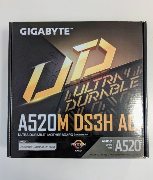 Płyta główna GIGABYTE A520M DS3H AC  socket AM4 WiFi, Bluetooth